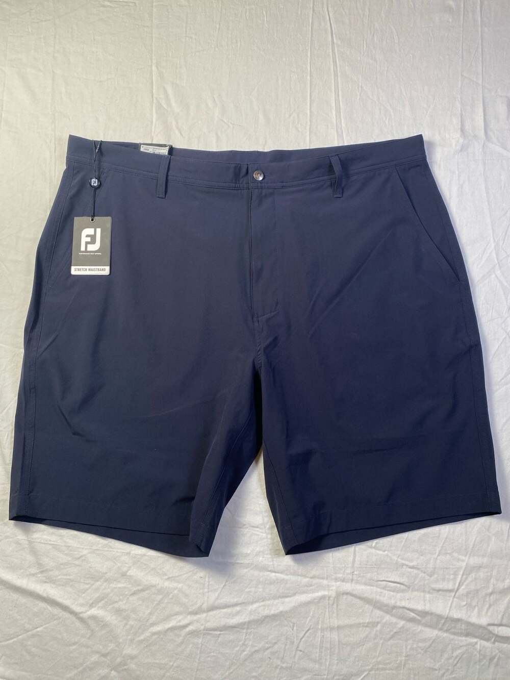 FootJoy Performance Lightweight Golf Short Size W42 Navy Blue Stretch (1387)